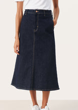 Load image into Gallery viewer, Part Two Frigge Denim Skirt