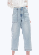 Load image into Gallery viewer, BAYEAS High Waisted Barrel Leg Jeans