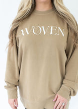 Load image into Gallery viewer, Woven Women Crewneck