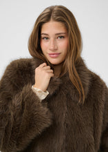 Load image into Gallery viewer, Cream - Drama Faux Fur Jacket
