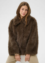 Load image into Gallery viewer, Cream - Drama Faux Fur Jacket
