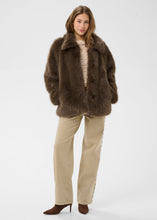 Load image into Gallery viewer, Cream - Drama Faux Fur Jacket
