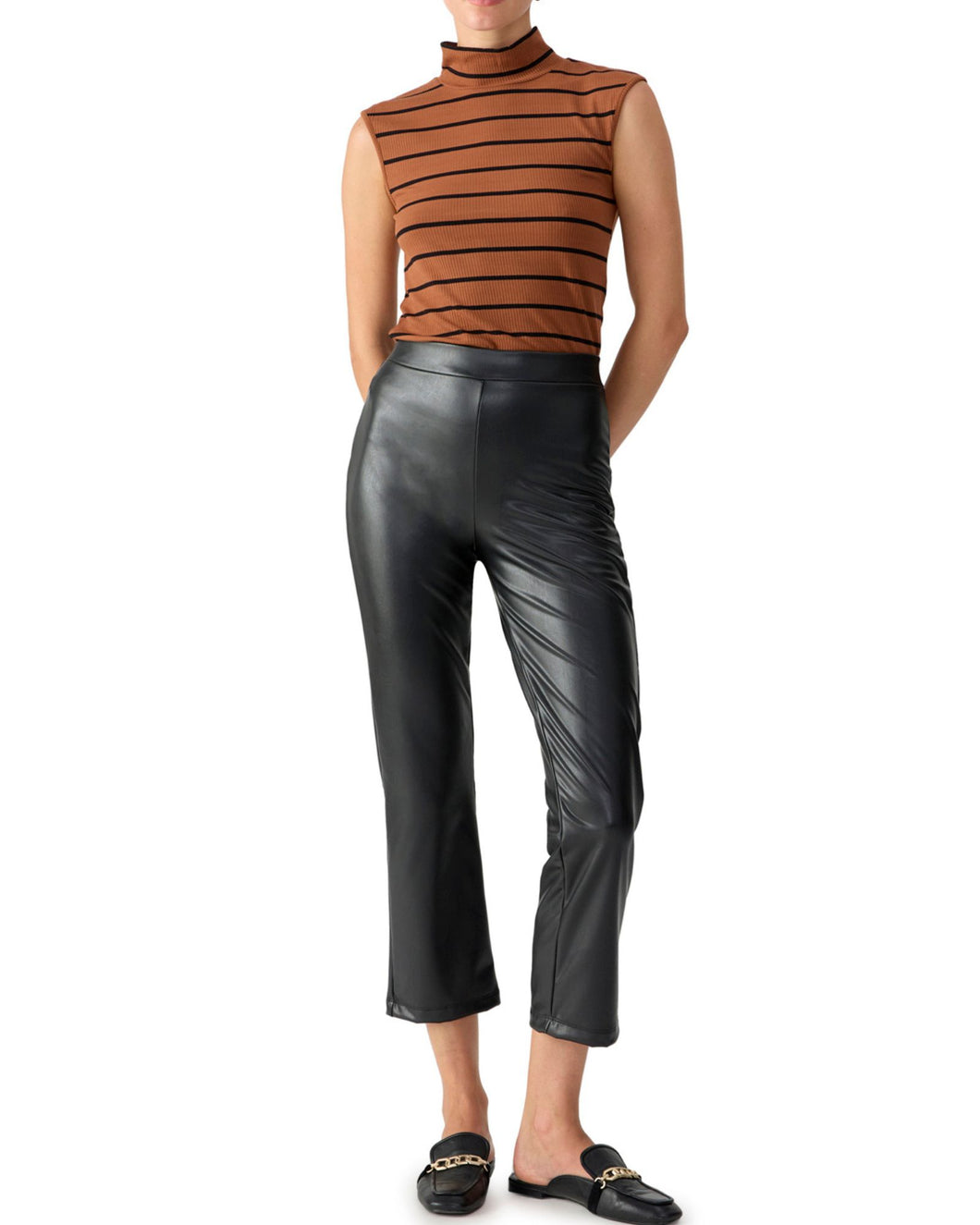 Sanctuary Carnaby Leather Kick Crop