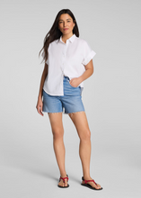 Load image into Gallery viewer, SPANXshape™ Authentic 360 Raw Hem Jean Short 5”
