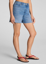 Load image into Gallery viewer, SPANXshape™ Authentic 360 Raw Hem Jean Short 5”
