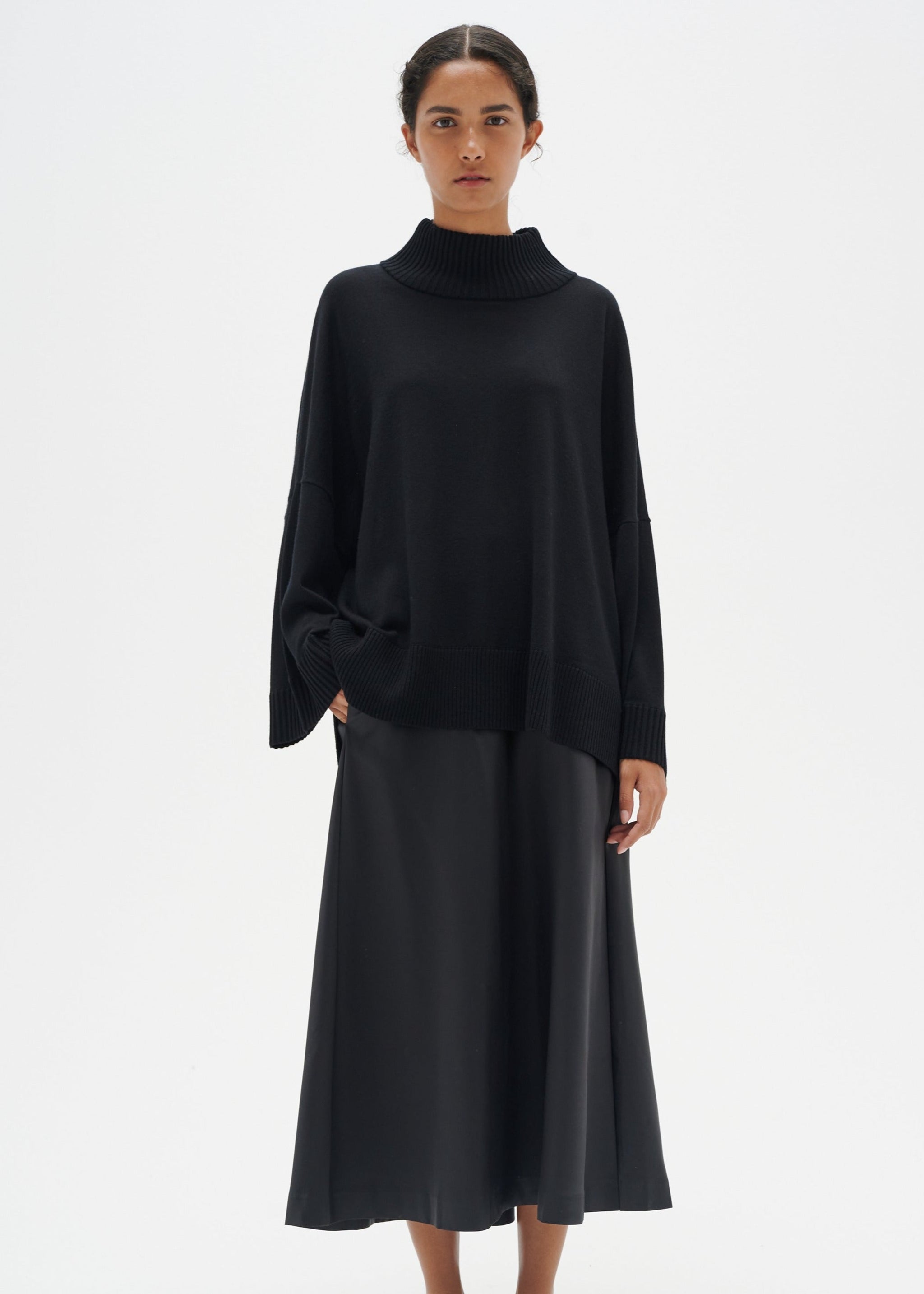 【COLOR iN ID】Thiel shirring skirt pants COLOR iN ID】Thiel shirring skirt pants Layered Pleated