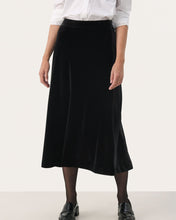 Load image into Gallery viewer, Part Two Meya Velvet Skirt
