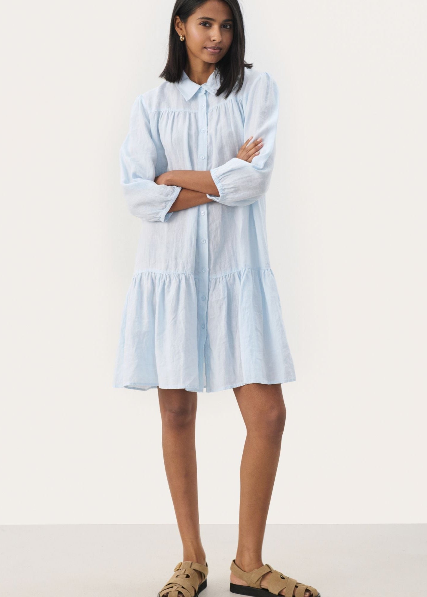 Part Two Nynja Linen Dress Woven Part Two Nynja Linen Dress Woven