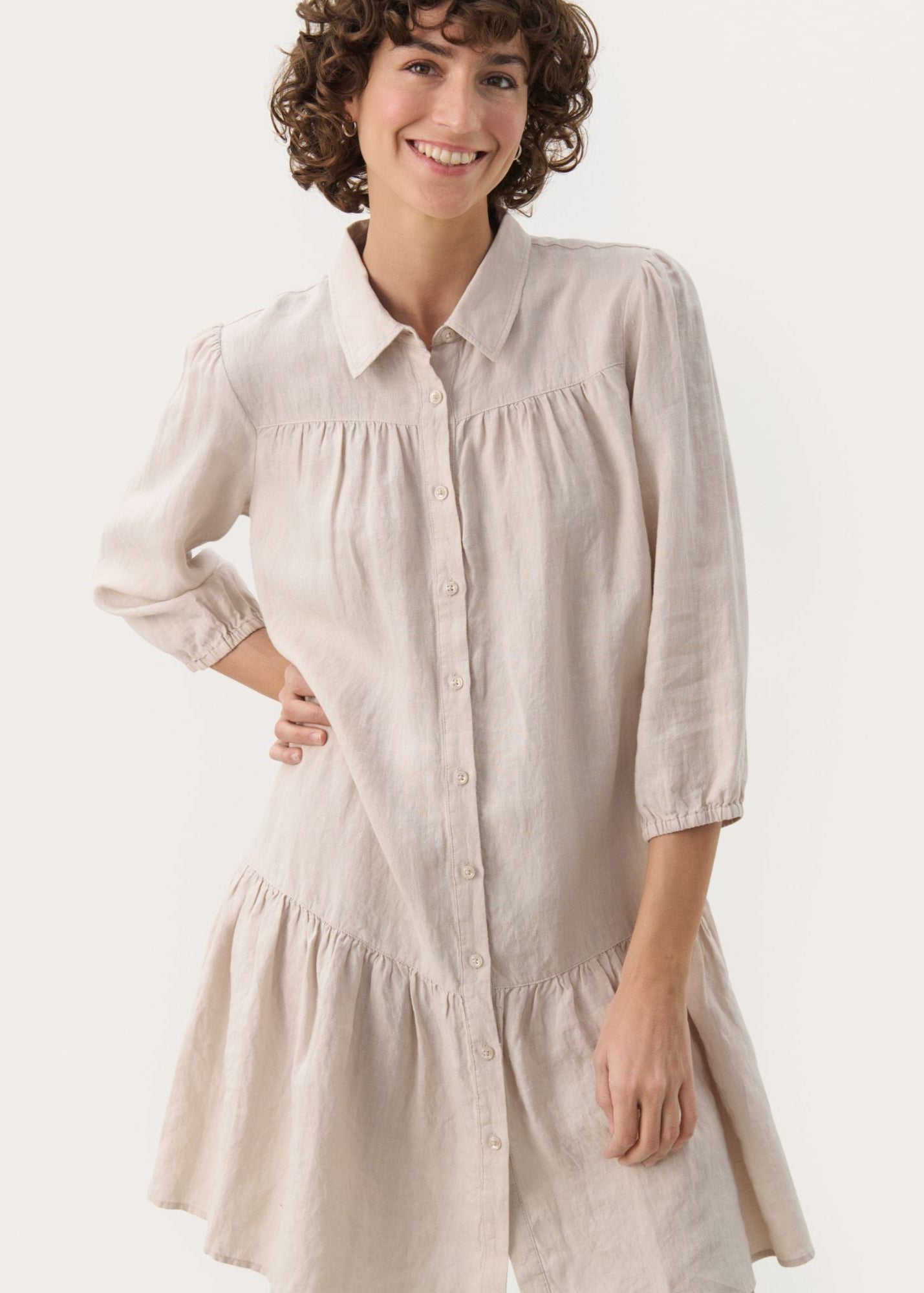 Part Two Nynja Linen Dress Woven Part Two Nynja Linen Dress Woven