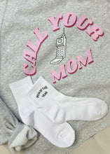 Load image into Gallery viewer, Brunette the Label “Mom of the Year” Socks
