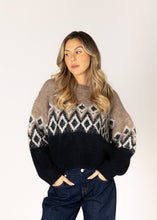 Load image into Gallery viewer, Lyla &amp; Luxe Aria Fair Isle Crewneck Sweater
