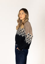 Load image into Gallery viewer, Lyla &amp; Luxe Aria Fair Isle Crewneck Sweater
