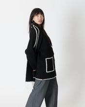 Load image into Gallery viewer, Lyla and Luxe Delaney Short Coat with Detachable Scarf and Whipstich Detail
