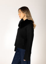 Load image into Gallery viewer, Lyla &amp; Luxe Faux Fur Collared Jonah Sweater
