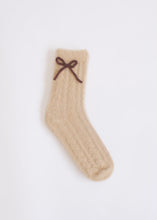Load image into Gallery viewer, Lyla &amp; Luxe Plush Bow Socks
