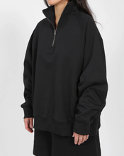 Load image into Gallery viewer, Brunette the Label 1/2 Zip Crew
