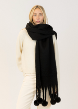 Load image into Gallery viewer, Lyla and Luxe Pom Pom Scarf
