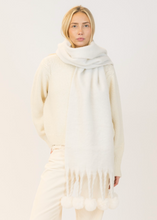 Load image into Gallery viewer, Lyla and Luxe Pom Pom Scarf
