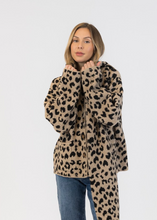 Load image into Gallery viewer, Lyla and Luxe Delaney Animal Print Cropped Jacket
