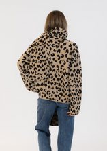 Load image into Gallery viewer, Lyla and Luxe Delaney Animal Print Cropped Jacket
