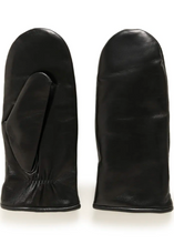 Load image into Gallery viewer, Part Two Fiori Leather Mittens
