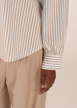 Load image into Gallery viewer, Grace &amp; Mila Sorbet Striped Button Down Blouse
