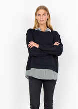 Load image into Gallery viewer, Soya Sweater with Poplin Detailing
