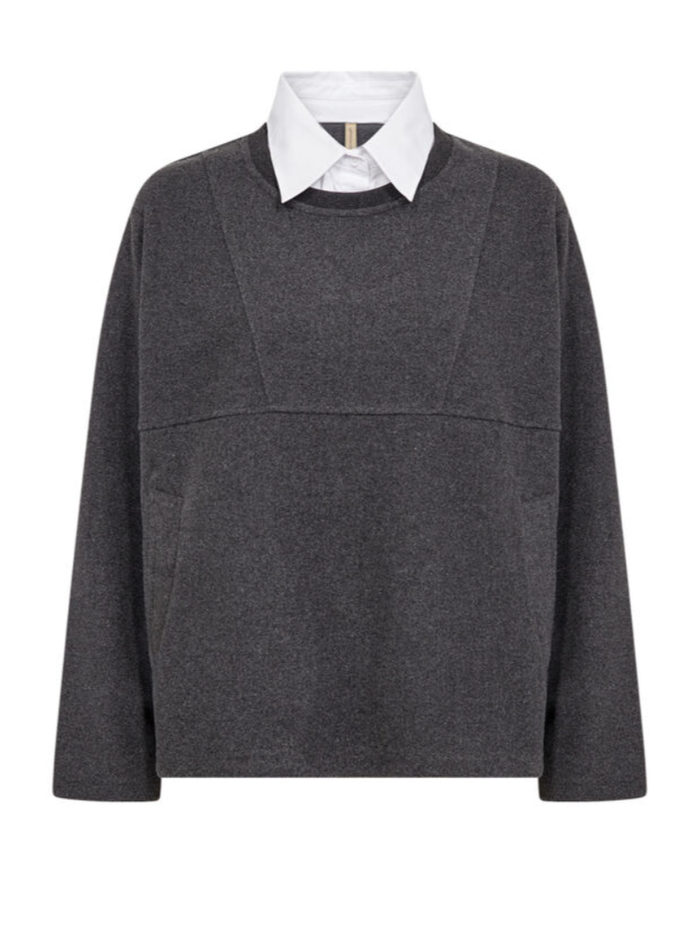 Soya Sweater with Removable Collar