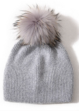 Load image into Gallery viewer, Prenelove Carmen Waffle Hat with Pom Pom
