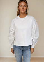 Load image into Gallery viewer, The Priv Lacelle Long Sleeve Blouse

