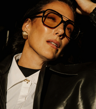 Load image into Gallery viewer, Brunette Poplin Shirt with Bow Detailing
