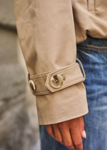 Load image into Gallery viewer, Esqualo Cropped Trench with Bubble Hem
