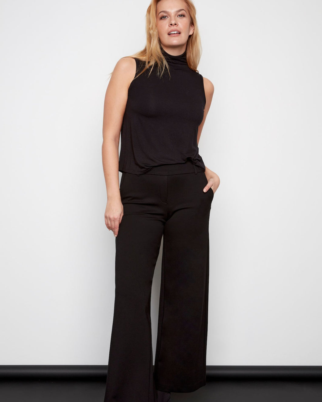 ILTM Audrey Wide Leg Ponte Pant