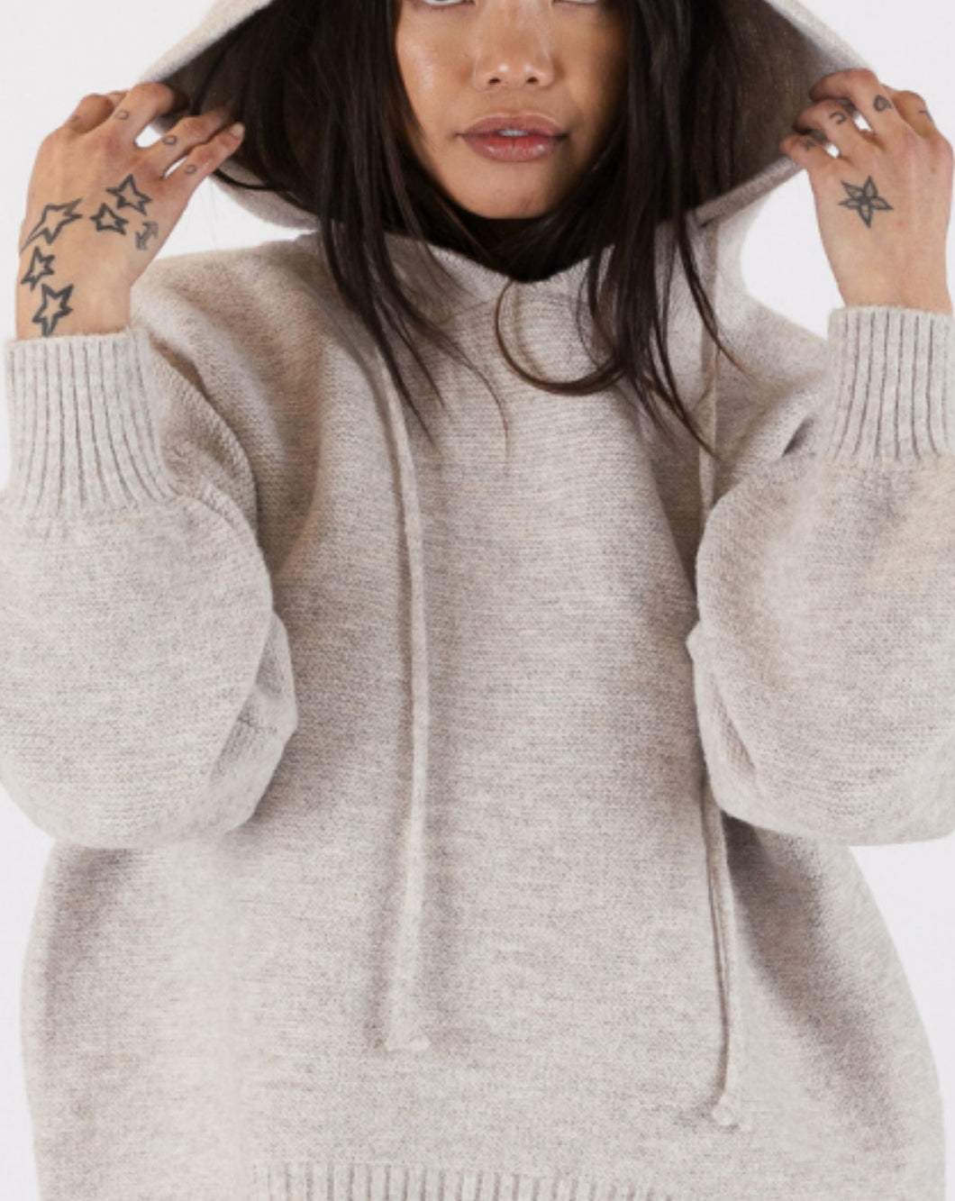 Lyla and Luxe Charlie Knit Hooded Sweater