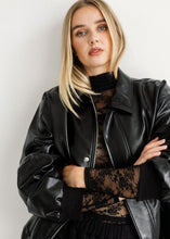Load image into Gallery viewer, Brunette The Label Lace Turtleneck Bodysuit
